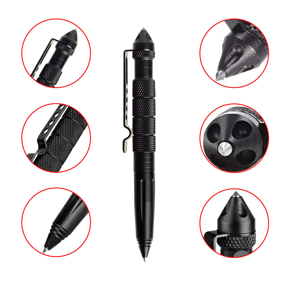 Outdoor Self-Defense B2 Tungsten Steel Tip Tactical Defense Pen EDC Detail