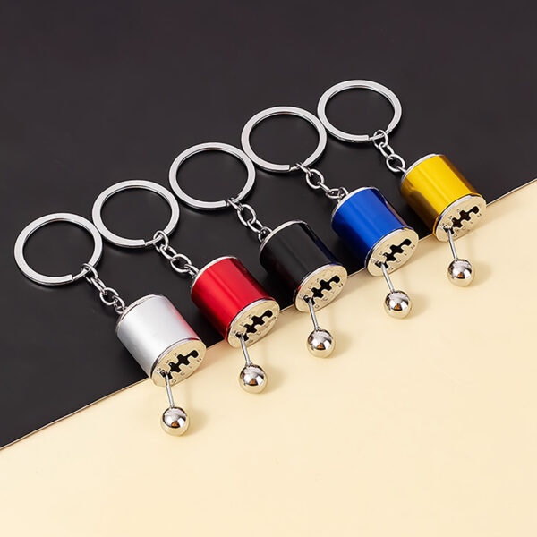 Six-Speed Gear Shift Keychain Manual Transmission Pendant All