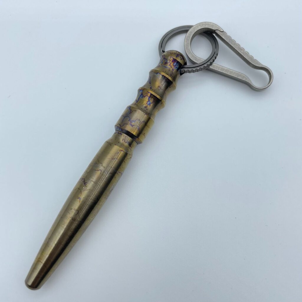 Titanium Alloy EDC Tactical Pen Mini Self-Defense Pen Iridescent Edition
