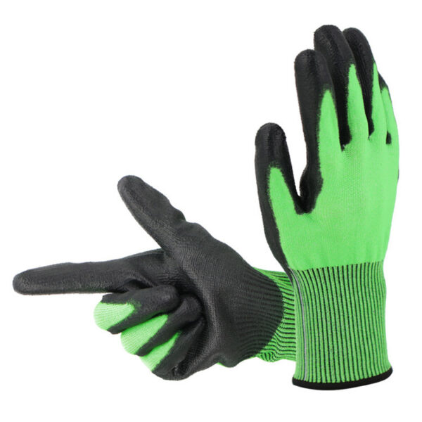 CutPunctureScratch Resistant Gloves - Level 5 PU Industrial 5