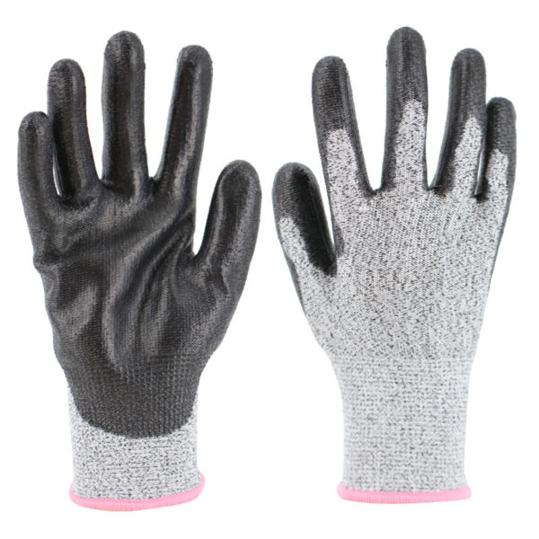 CutPunctureScratch Resistant Gloves - Level 5 PU Industrial 7