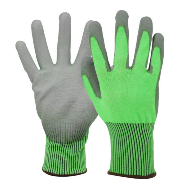 CutPunctureScratch Resistant Gloves - Level 5 PU Industrial 8
